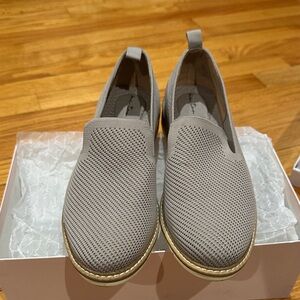 Me Too Taupe Slip-On Women's Loafers